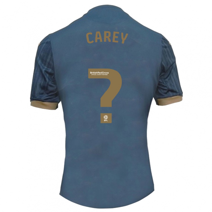 Kandiny Enfant Maillot Joshua Carey #0 Sarcelle Foncée Tenues Extérieur 2023/24 T-Shirt