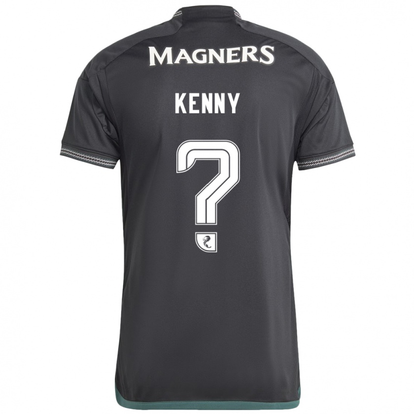 Kandiny Enfant Maillot Johnny Kenny #0 Noir Tenues Extérieur 2023/24 T-Shirt