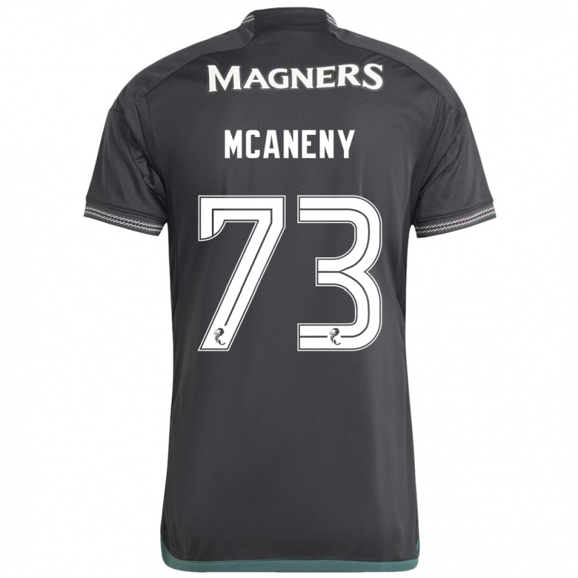 Kandiny Enfant Maillot Maria Mcaneny #73 Noir Tenues Extérieur 2023/24 T-Shirt