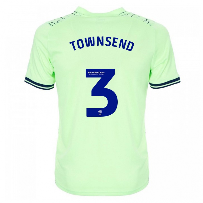 Kandiny Enfant Maillot Conor Townsend #3 Marin Tenues Extérieur 2023/24 T-Shirt