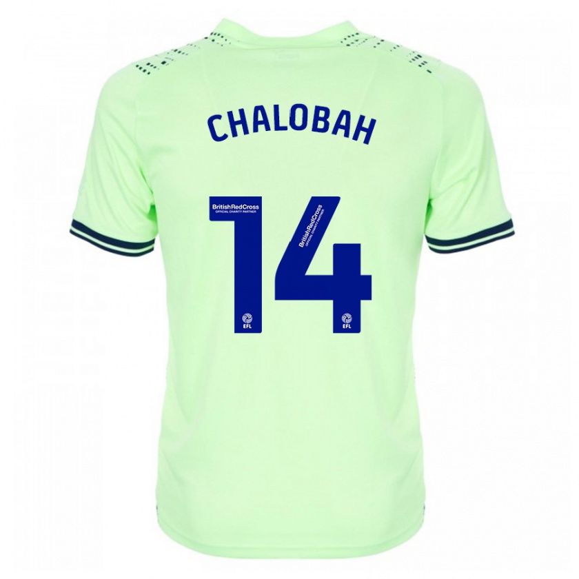 Kandiny Enfant Maillot Nathaniel Chalobah #14 Marin Tenues Extérieur 2023/24 T-Shirt