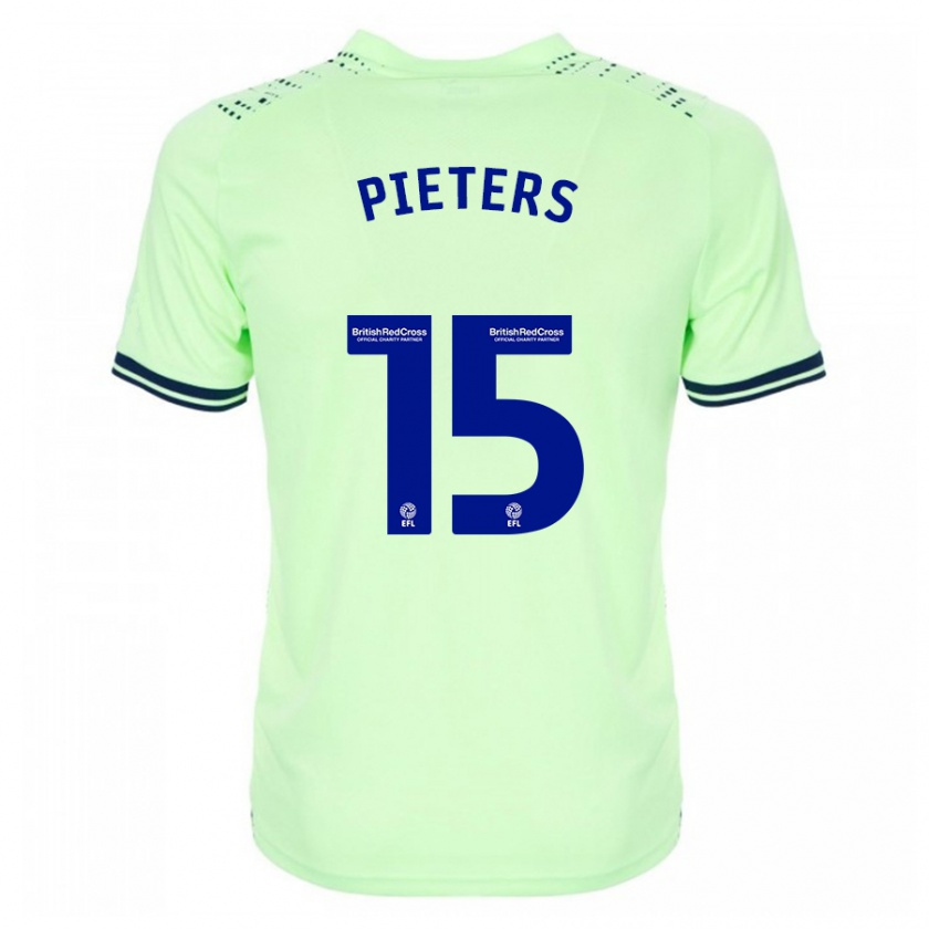 Kandiny Enfant Maillot Erik Pieters #15 Marin Tenues Extérieur 2023/24 T-Shirt