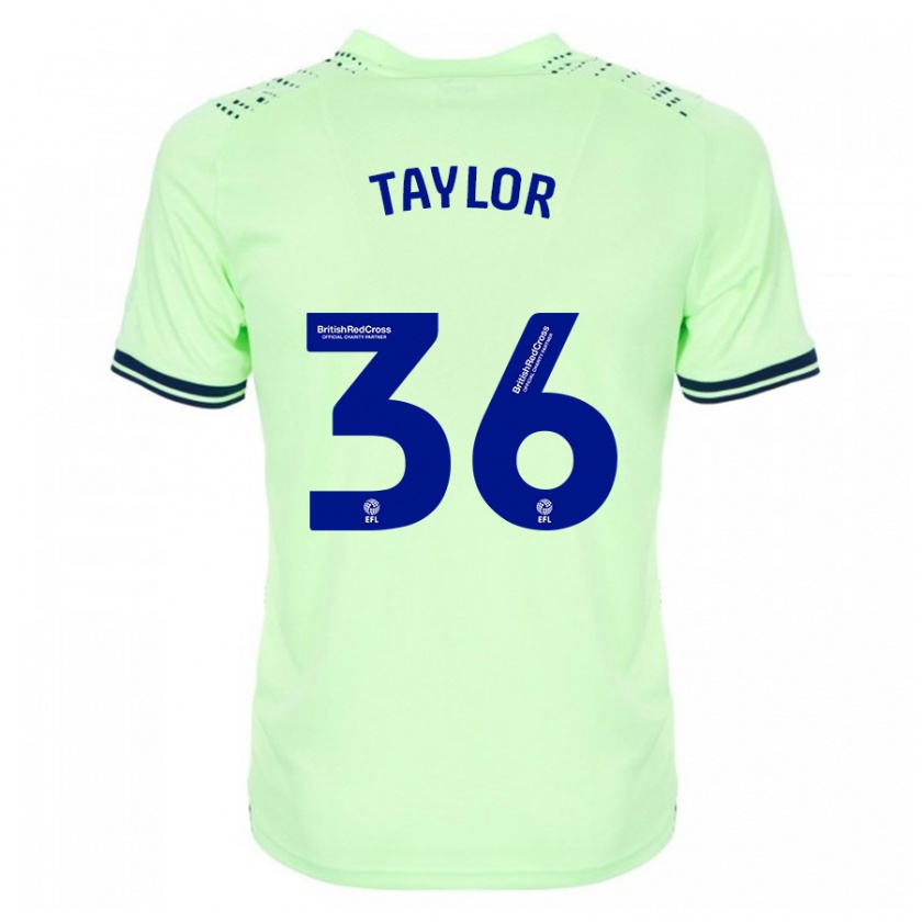 Kandiny Enfant Maillot Caleb Taylor #36 Marin Tenues Extérieur 2023/24 T-Shirt