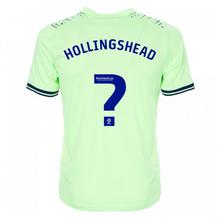 Kandiny Enfant Maillot Ronnie Hollingshead #0 Marin Tenues Extérieur 2023/24 T-Shirt