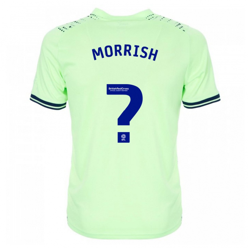 Kandiny Enfant Maillot Rhys Morrish #0 Marin Tenues Extérieur 2023/24 T-Shirt