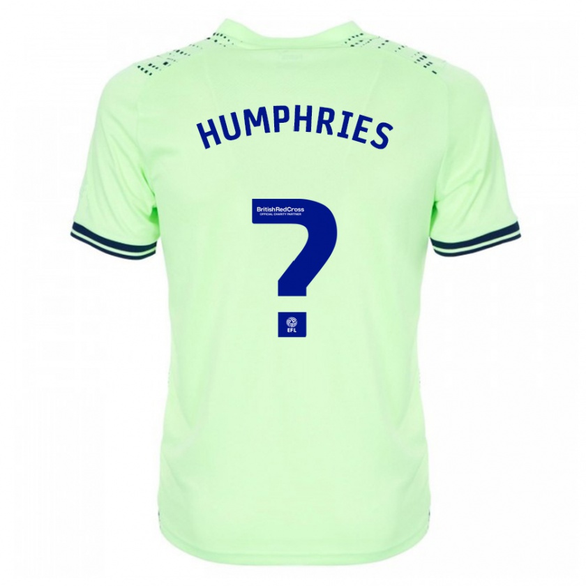 Kandiny Enfant Maillot Evan Humphries #0 Marin Tenues Extérieur 2023/24 T-Shirt