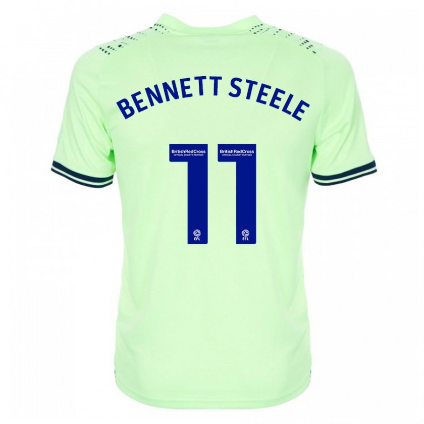 Kandiny Enfant Maillot Lizzie Bennett-Steele #11 Marin Tenues Extérieur 2023/24 T-Shirt