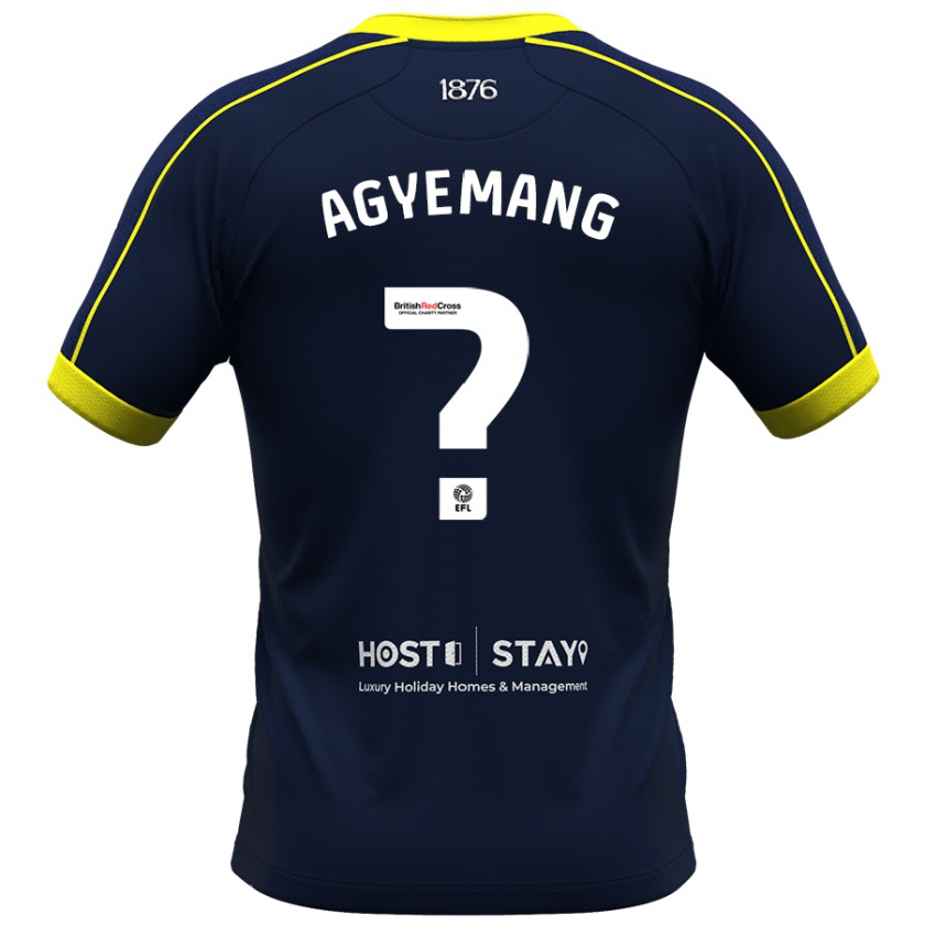 Kandiny Enfant Maillot Terrell Agyemang #0 Marin Tenues Extérieur 2023/24 T-Shirt