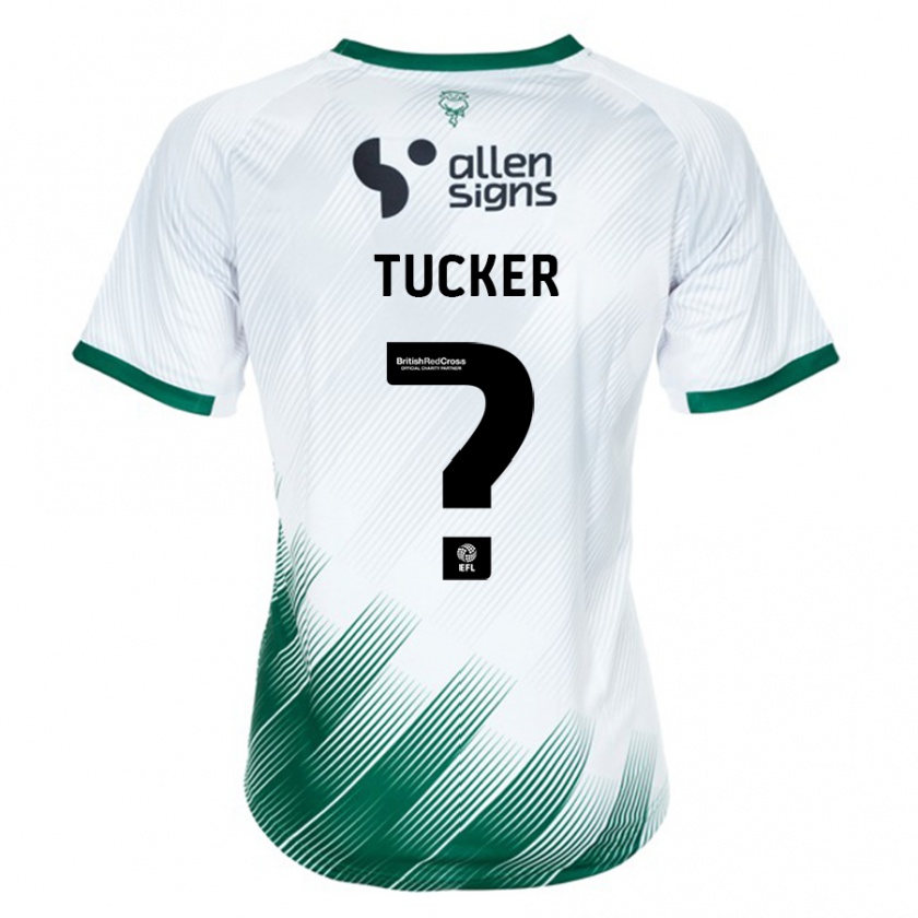 Kandiny Enfant Maillot Tayo Alexander-Tucker #0 Blanc Tenues Extérieur 2023/24 T-Shirt