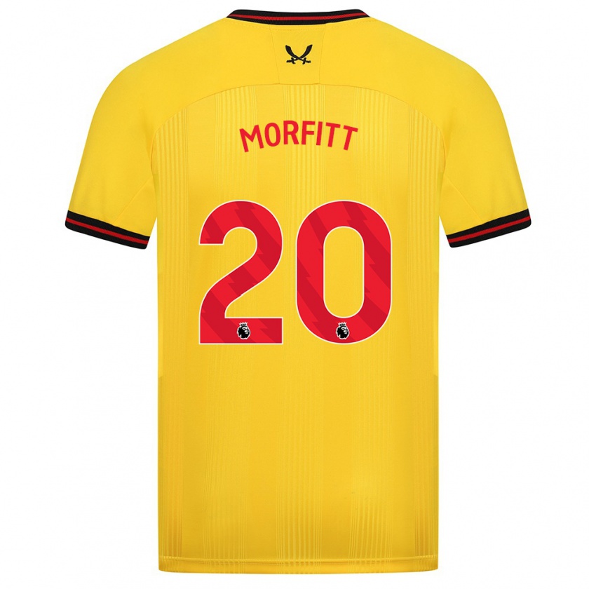 Kandiny Enfant Maillot Izzy Morfitt #20 Jaune Tenues Extérieur 2023/24 T-Shirt