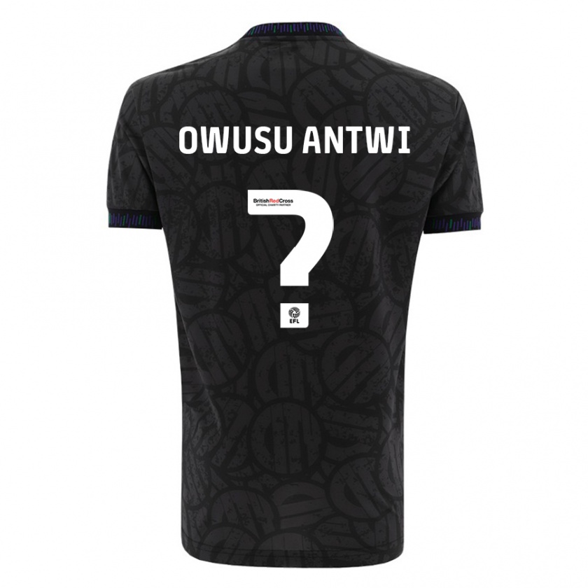 Kandiny Enfant Maillot Filbert Owusu-Antwi #0 Noir Tenues Extérieur 2023/24 T-Shirt