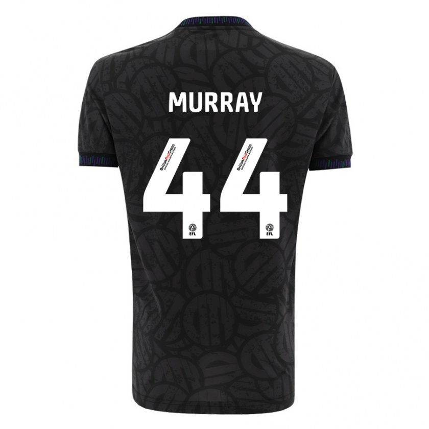 Kandiny Enfant Maillot Satara Murray #44 Noir Tenues Extérieur 2023/24 T-Shirt