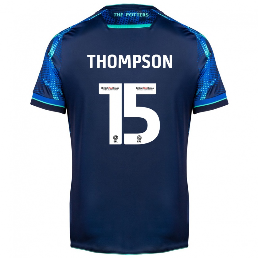 Kandiny Enfant Maillot Jordan Thompson #15 Marin Tenues Extérieur 2023/24 T-Shirt