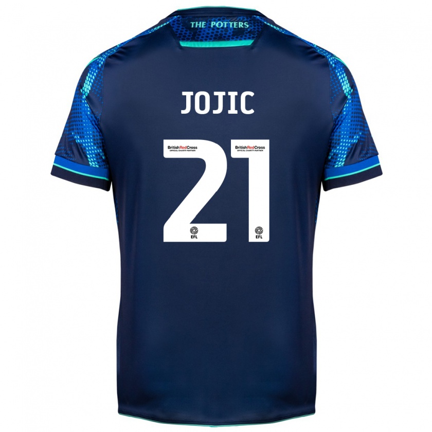 Kandiny Enfant Maillot Nikola Jojic #21 Marin Tenues Extérieur 2023/24 T-Shirt