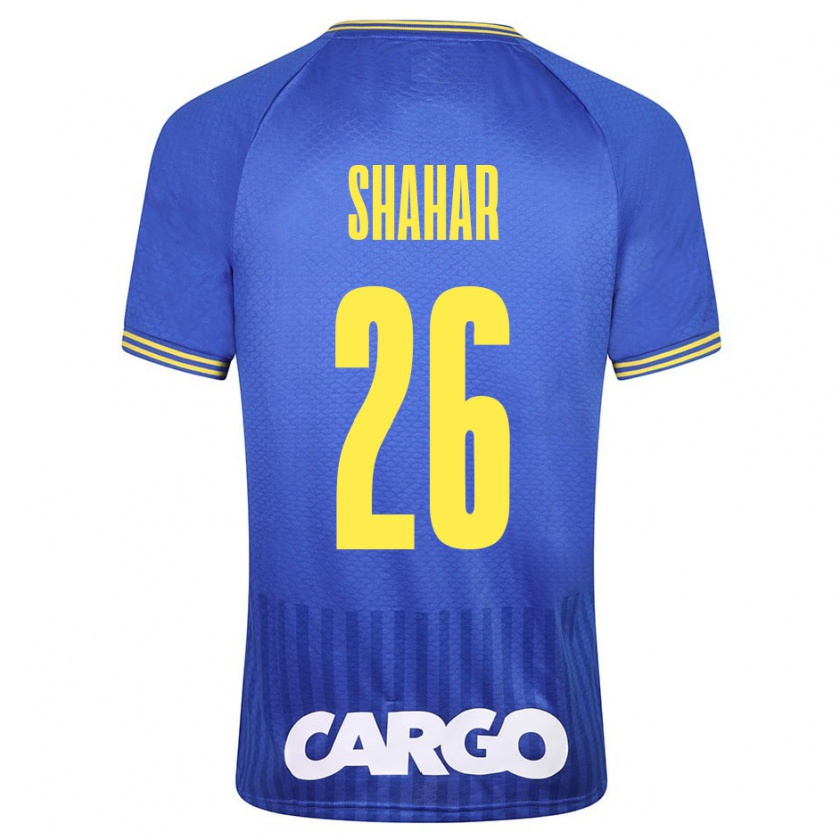 Kandiny Enfant Maillot Ido Shahar #26 Bleu Tenues Extérieur 2023/24 T-Shirt