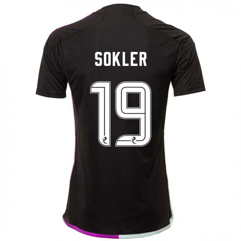 Kandiny Enfant Maillot Ester Sokler #19 Noir Tenues Extérieur 2023/24 T-Shirt