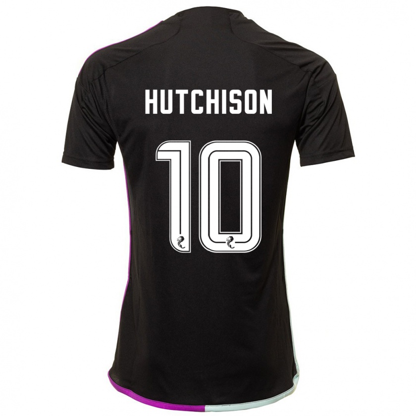 Kandiny Enfant Maillot Bayley Hutchison #10 Noir Tenues Extérieur 2023/24 T-Shirt