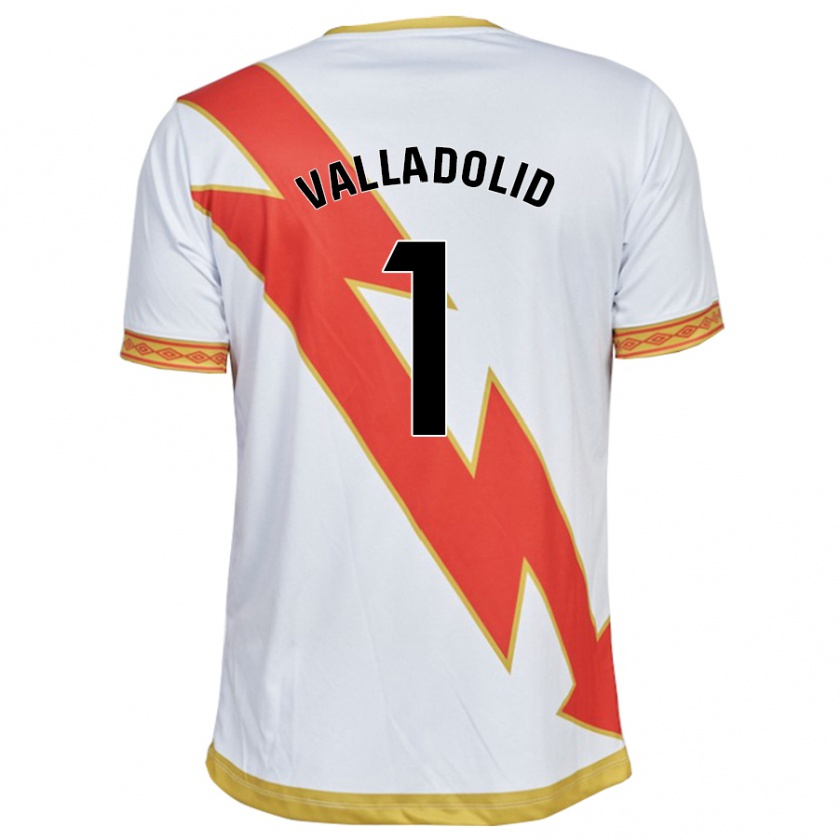 Kandiny Homme Maillot Miriam Valladolid Sánchez #1 Blanc Tenues Domicile 2023/24 T-Shirt