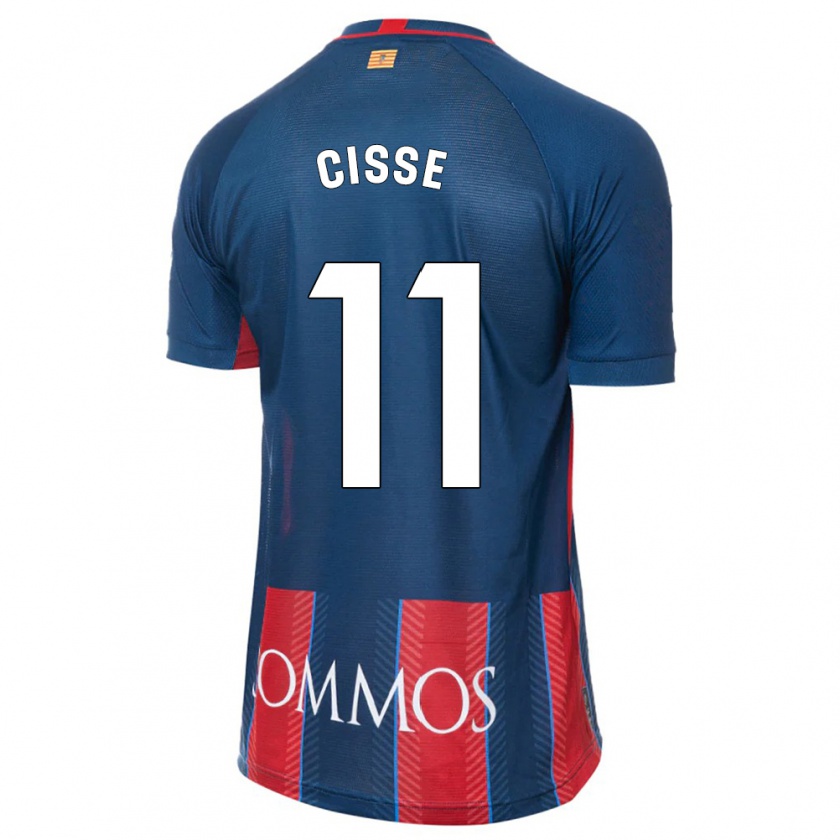 Kandiny Homme Maillot Bakary Cissé #11 Marin Tenues Domicile 2023/24 T-Shirt