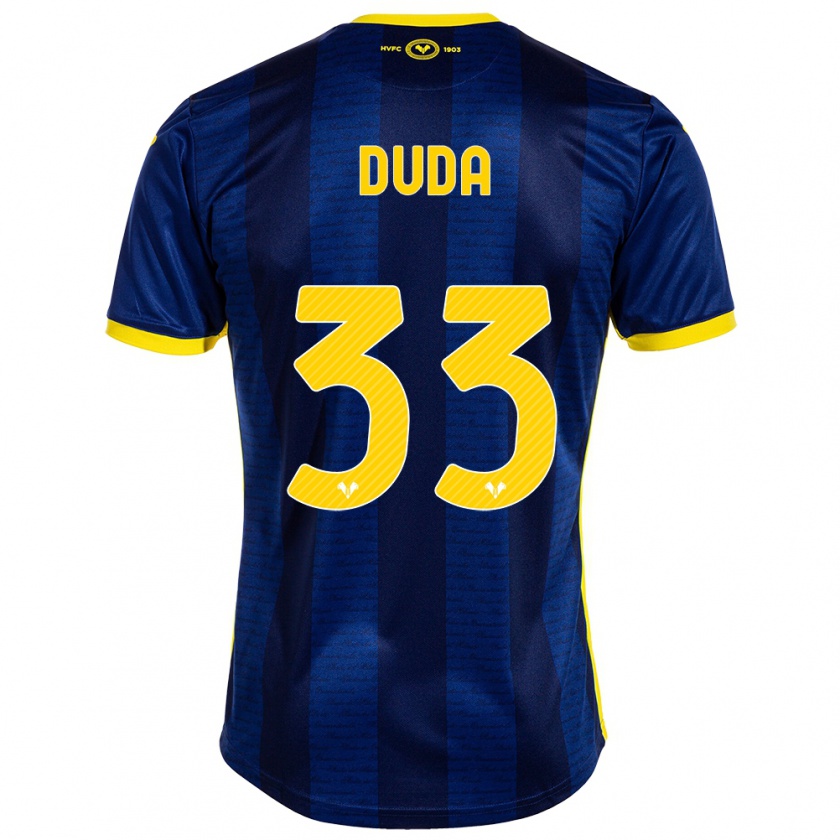 Kandiny Homme Maillot Ondrej Duda #33 Marin Tenues Domicile 2023/24 T-Shirt