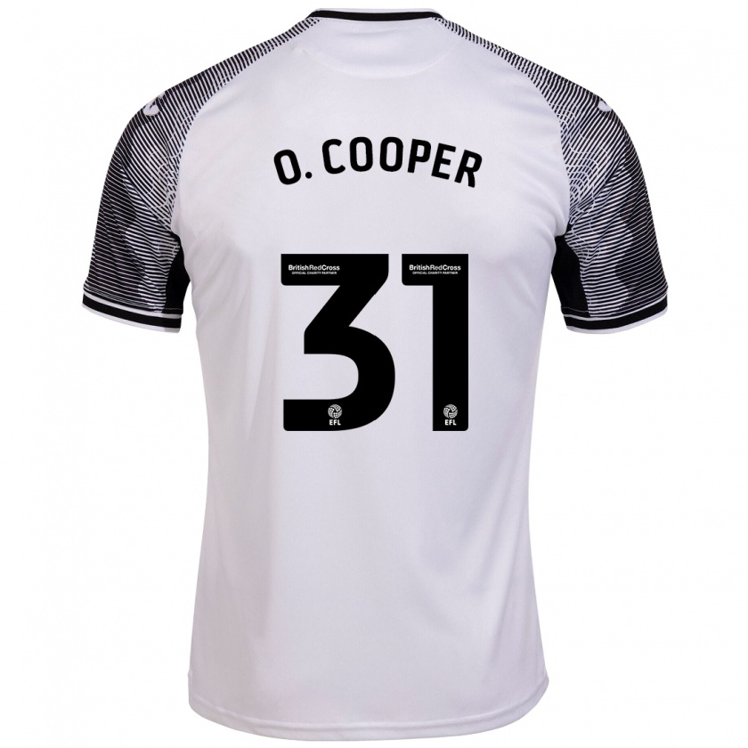 Kandiny Homme Maillot Oliver Cooper #31 Blanc Tenues Domicile 2023/24 T-Shirt