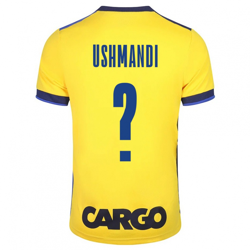 Kandiny Homme Maillot Anar Ushmandi #0 Jaune Tenues Domicile 2023/24 T-Shirt