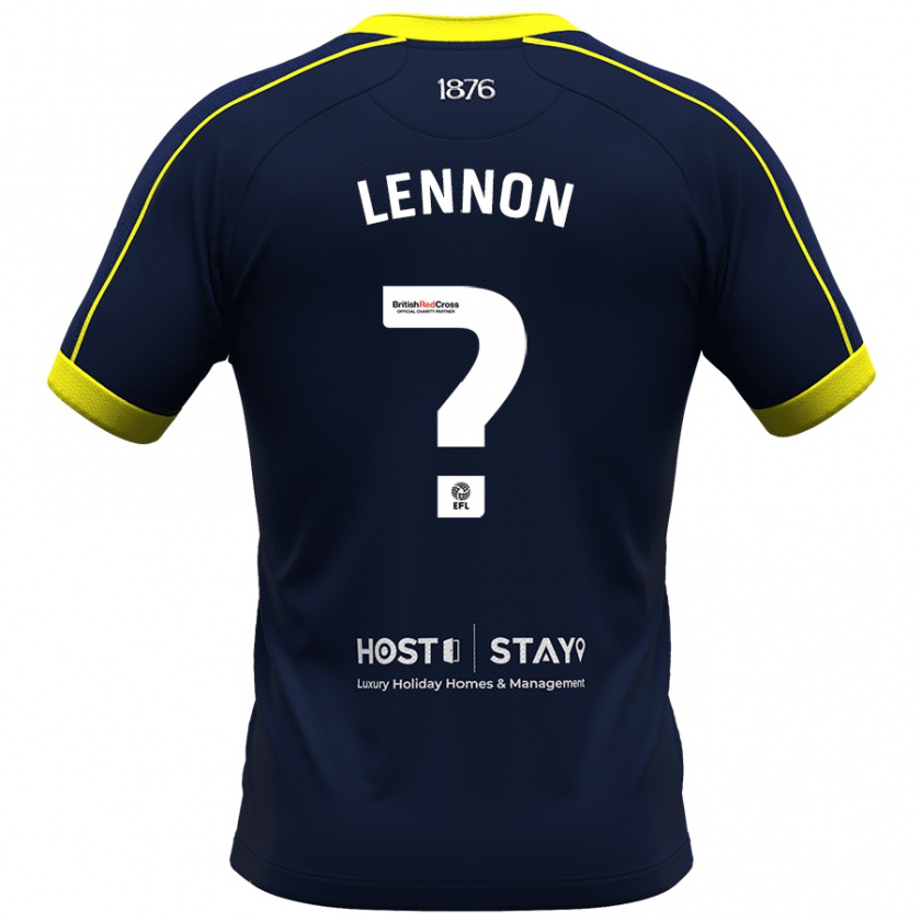 Kandiny Homme Maillot Charlie Lennon #0 Marin Tenues Extérieur 2023/24 T-Shirt