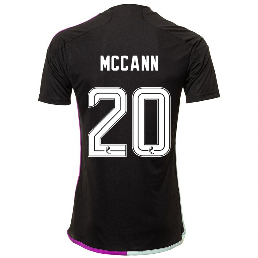 Kandiny Homme Maillot Annalisa Mccann #20 Noir Tenues Extérieur 2023/24 T-Shirt