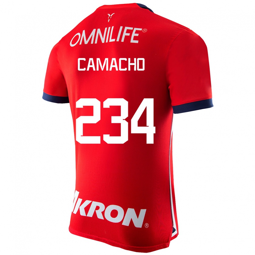 Kandiny Femme Maillot Xandor Camacho #234 Rouge Tenues Domicile 2023/24 T-Shirt