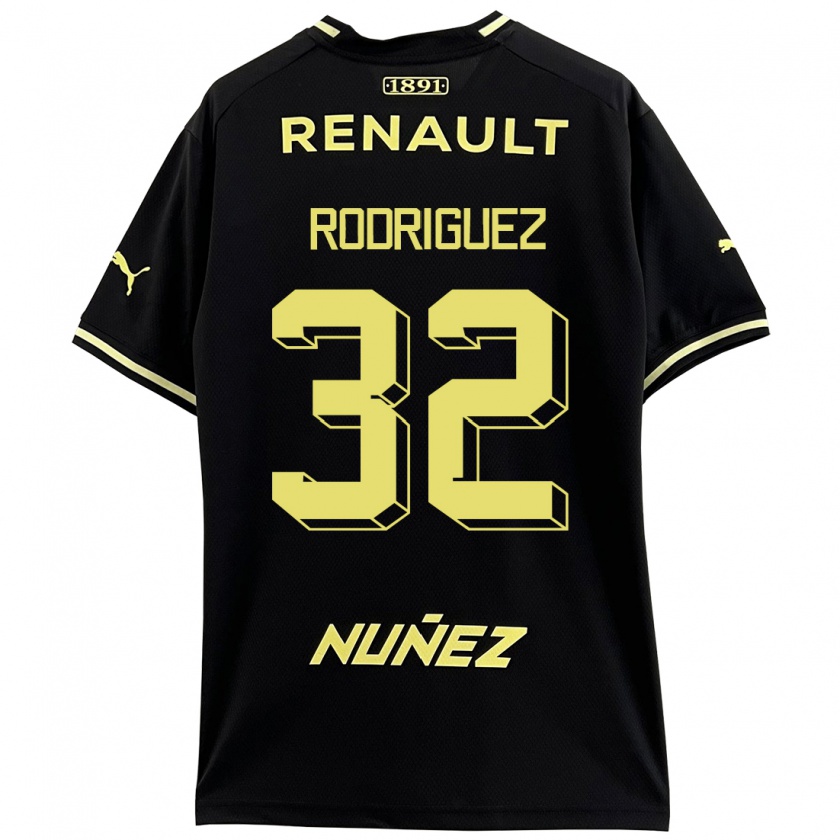 Kandiny Femme Maillot Randall Rodríguez #32 Noir Tenues Extérieur 2023/24 T-Shirt