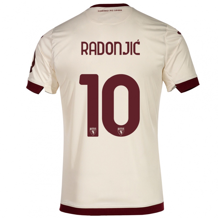 Kandiny Femme Maillot Nemanja Radonjić #10 Champenois Tenues Extérieur 2023/24 T-Shirt