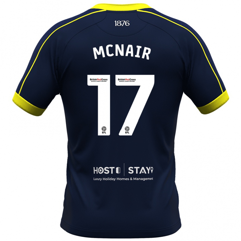 Kandiny Femme Maillot Paddy Mcnair #17 Marin Tenues Extérieur 2023/24 T-Shirt