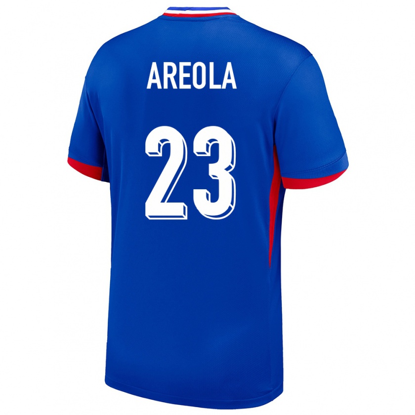 Kandiny Enfant Maillot France Alphonse Areola #23 Bleu Tenues Domicile 24-26 T-Shirt