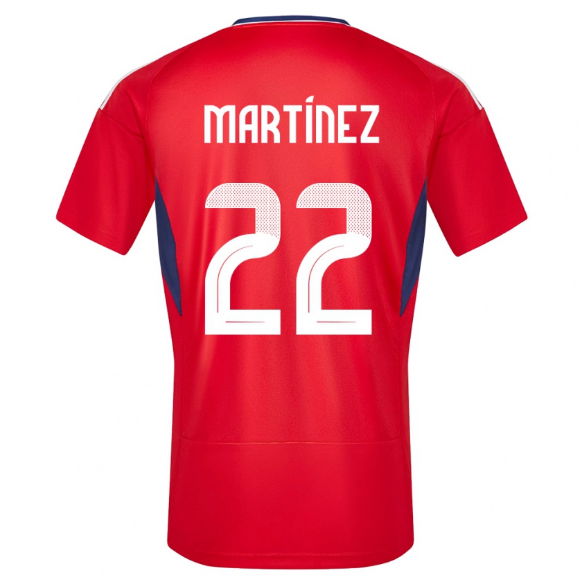 Kandiny Enfant Maillot Costa Rica Carlos Martinez #22 Rouge Tenues Domicile 24-26 T-Shirt