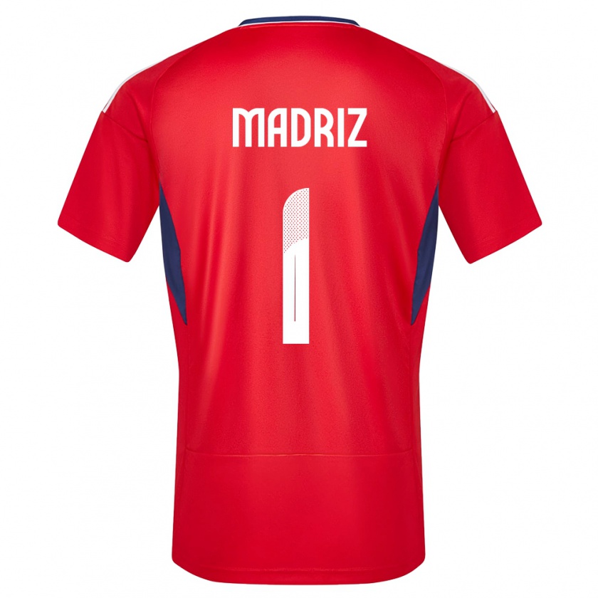 Kandiny Enfant Maillot Costa Rica Abraham Madriz #1 Rouge Tenues Domicile 24-26 T-Shirt