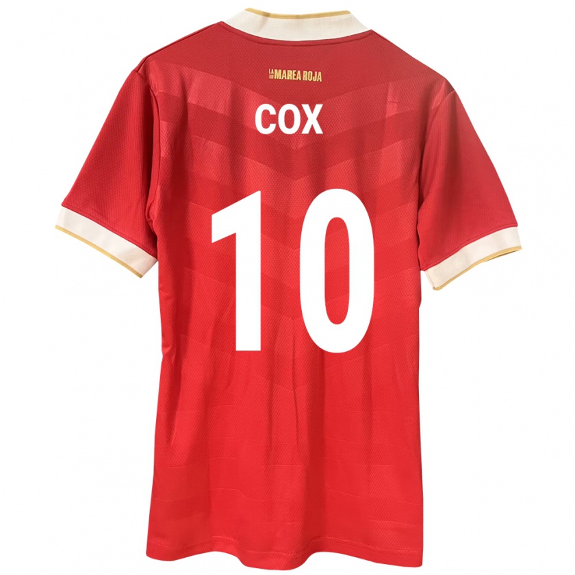 Kandiny Enfant Maillot Panama Marta Cox #10 Rouge Tenues Domicile 24-26 T-Shirt