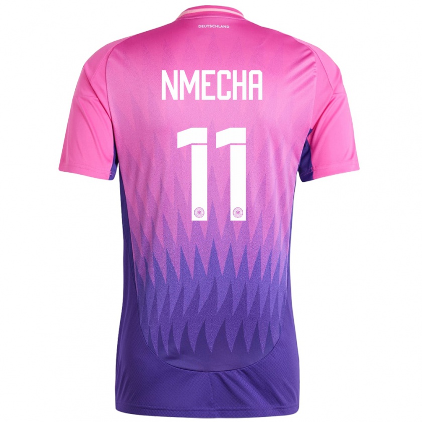 Kandiny Enfant Maillot Allemagne Lukas Nmecha #11 Rose-Mauve Tenues Extérieur 24-26 T-Shirt