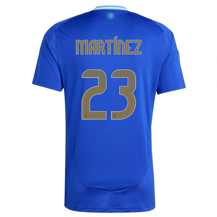 Kandiny Enfant Maillot Argentine Emiliano Martinez #23 Bleu Tenues Extérieur 24-26 T-Shirt