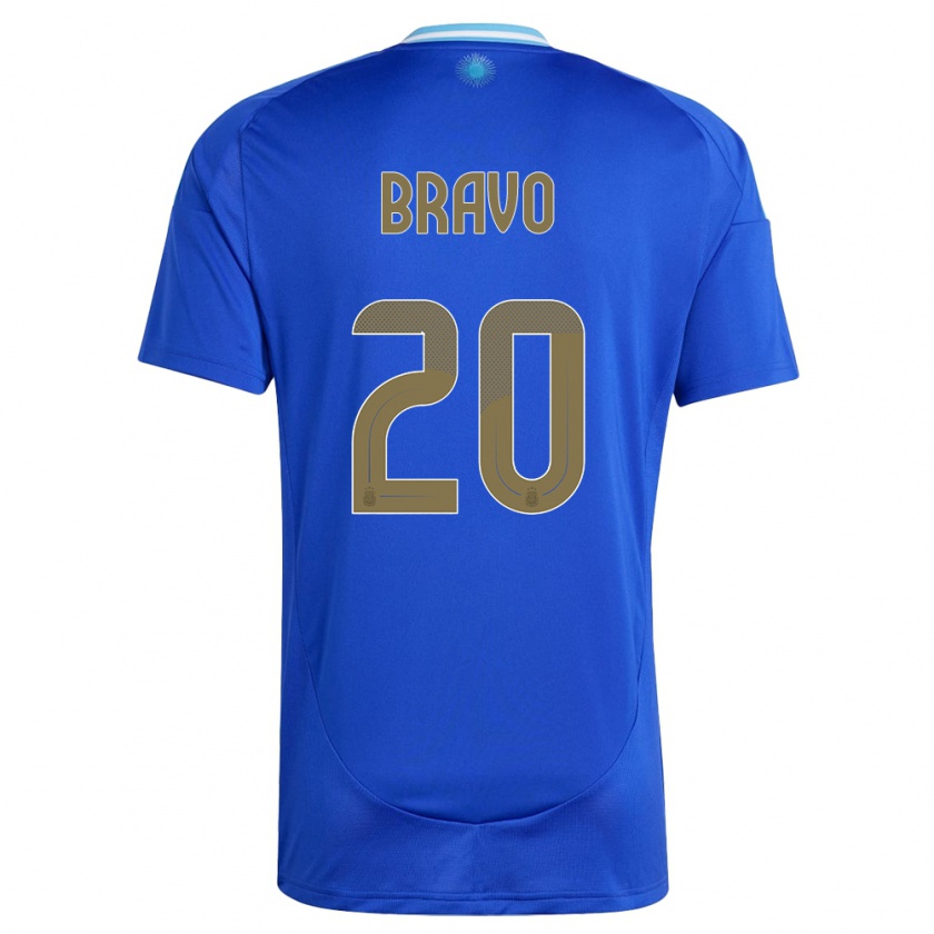 Kandiny Enfant Maillot Argentine Ruth Bravo #20 Bleu Tenues Extérieur 24-26 T-Shirt