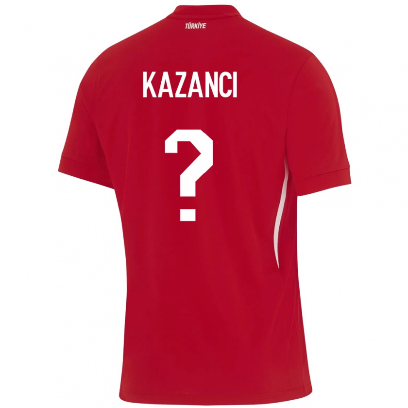 Kandiny Enfant Maillot Turquie Şant Kazancı #0 Rouge Tenues Extérieur 24-26 T-Shirt