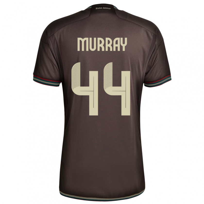 Kandiny Enfant Maillot Jamaïque Satara Murray #44 Brun Nuit Tenues Extérieur 24-26 T-Shirt