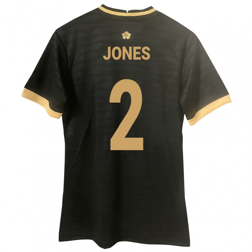 Kandiny Enfant Maillot Panama Joseph Jones #2 Noir Tenues Extérieur 24-26 T-Shirt