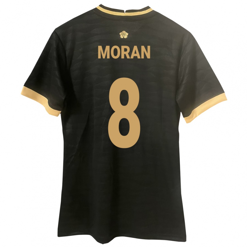 Kandiny Enfant Maillot Panama Martín Morán #8 Noir Tenues Extérieur 24-26 T-Shirt