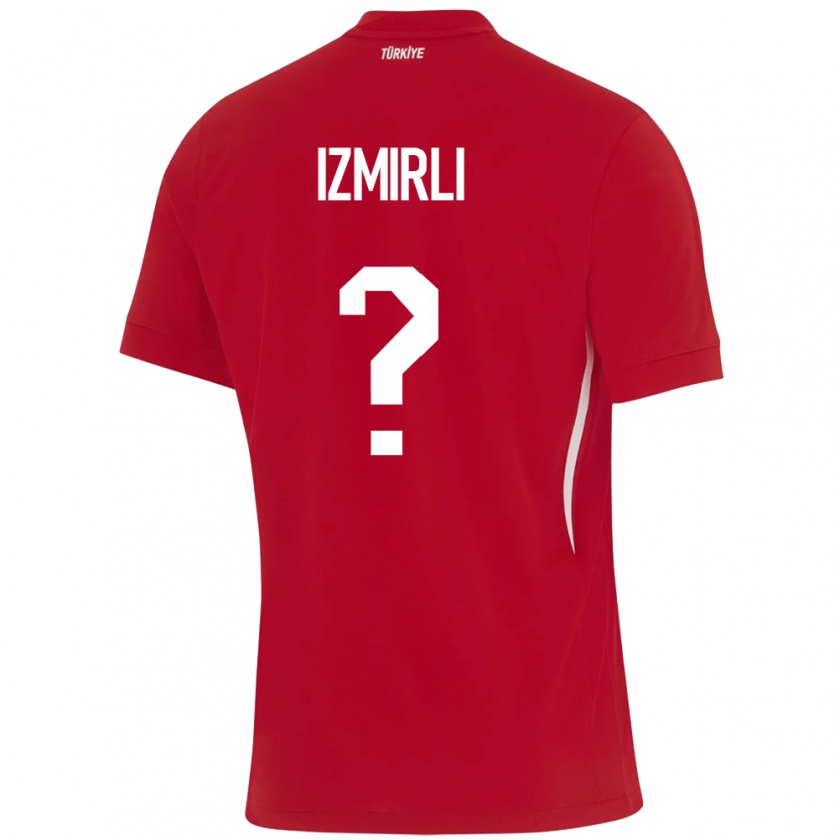 Kandiny Homme Maillot Turquie Ege İzmirli #0 Rouge Tenues Extérieur 24-26 T-Shirt