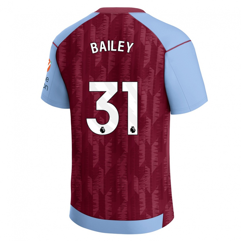 Kandiny Femme Maillot Leon Bailey #31 Bleu Bordeaux Tenues Domicile 2023/24 T-Shirt