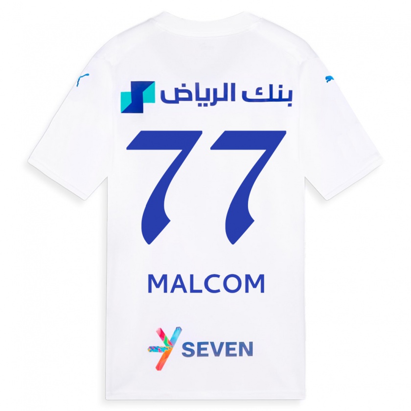 Kandiny Femme Maillot Malcom #77 Blanc Tenues Extérieur 2023/24 T-Shirt