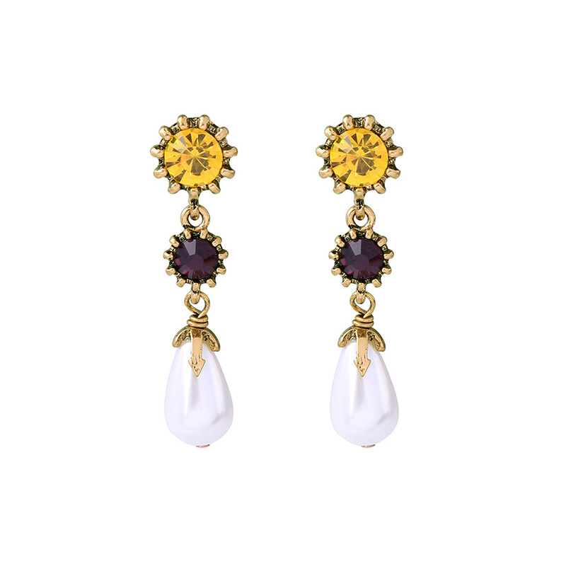 Kandiny - Diamond long Earrings banquet Earrings 00866