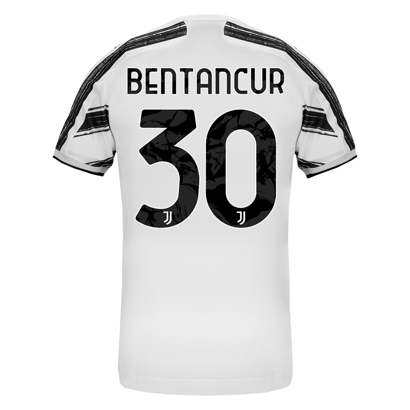 Enfant Football Maillot Rodrigo Bentancur #30 Tenues Domicile Blanc 2020/21 Chemise