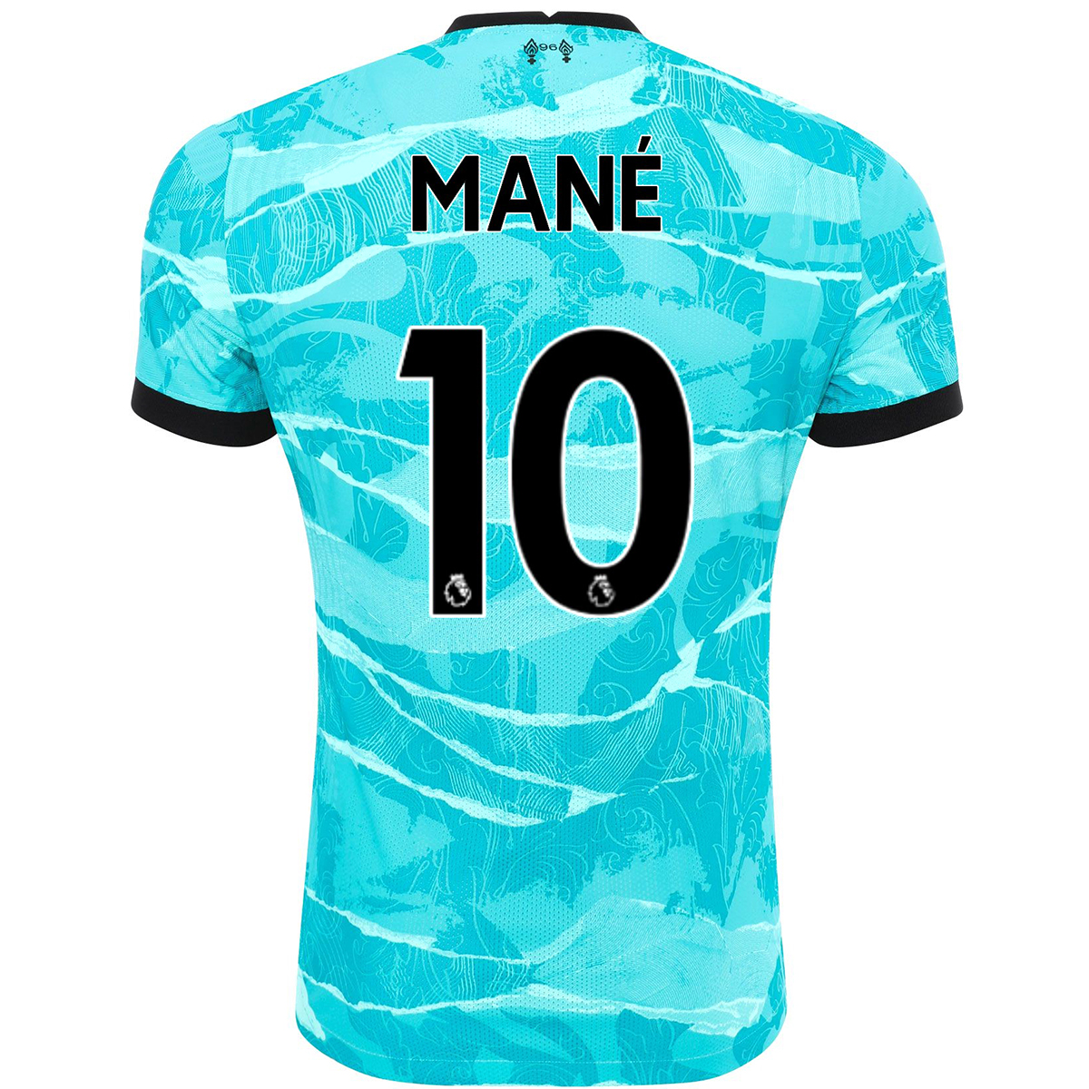 Enfant Football Maillot Sadio Mane #10 Tenues Extérieur Bleu 2020/21 Chemise