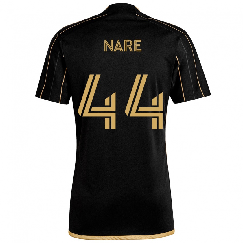 Kandiny Enfant Maillot Thabo Nare #44 Or Noir Tenues Domicile 2024/25 T-Shirt